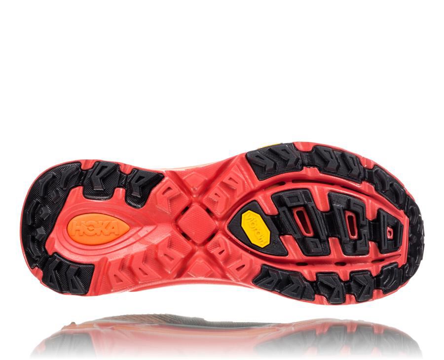 Hoka One One Trainers Mens Black/Red - EVO Mafate 2 - 07964MUNV